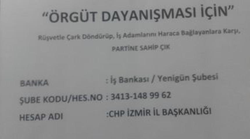 Chp'de "&ouml;rg&uuml;t Dayanışması" Hesabı