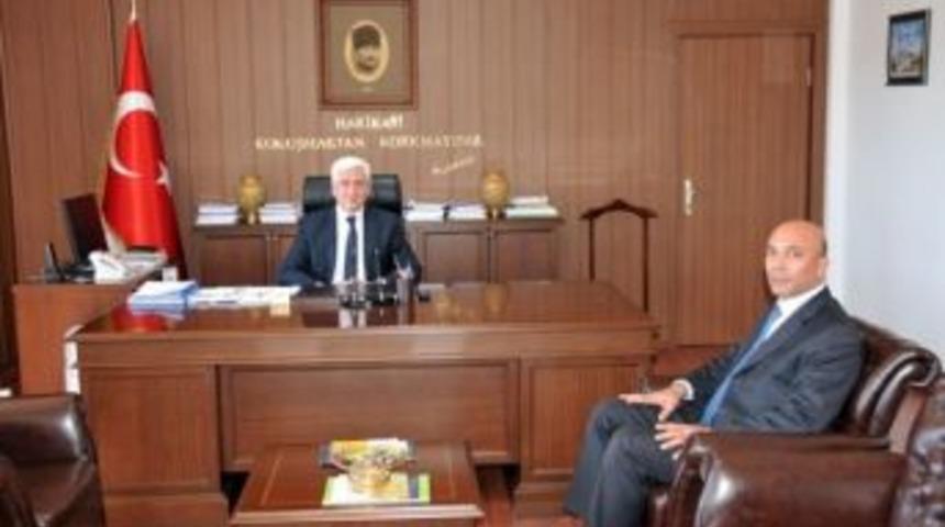 Emniyet M&uuml;d&uuml;r&uuml; Şahne, Vali Koca&rsquo;yı Ziyaret Etti