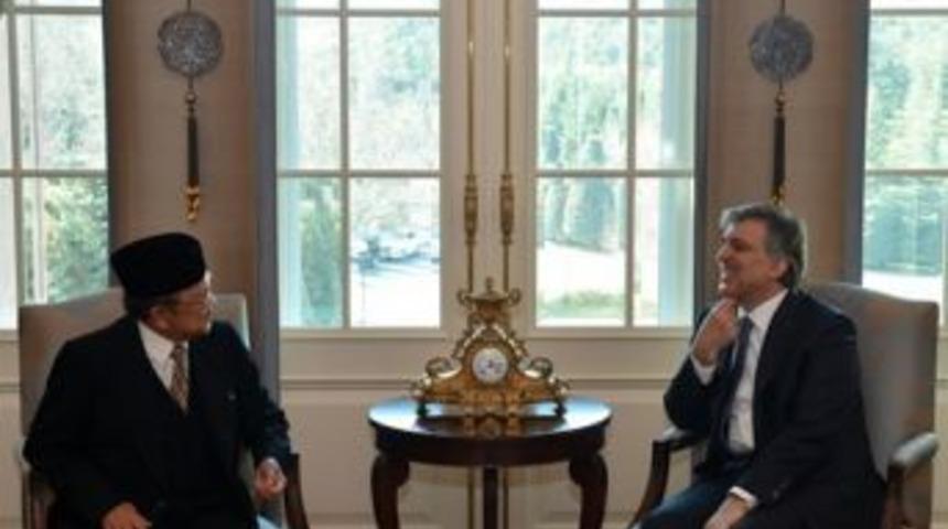 Endonezya Eski Cumhurbaşkanı Habibie &Ccedil;ankaya K&ouml;şk&uuml;'nde