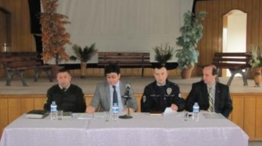 Hisarcık&rsquo;ta Mahalli İdareler Se&ccedil;im G&uuml;venliği Toplantısı