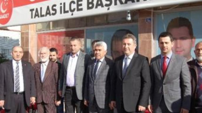 Palancıoğlu, Sp Talas İl&ccedil;e Teşkilatı&rsquo;nı Ziyaret Etti
