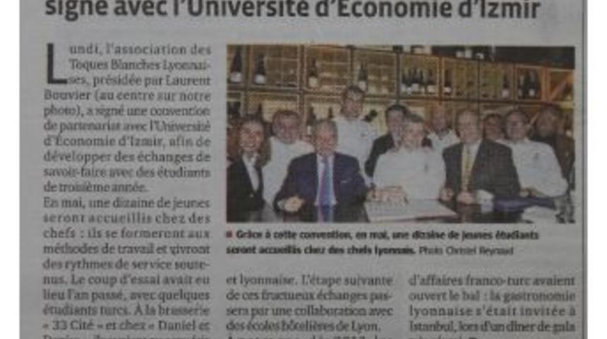 İzmir Ekonomi&rsquo;den Fransa&rsquo;ya Lezzet K&ouml;pr&uuml;s&uuml;