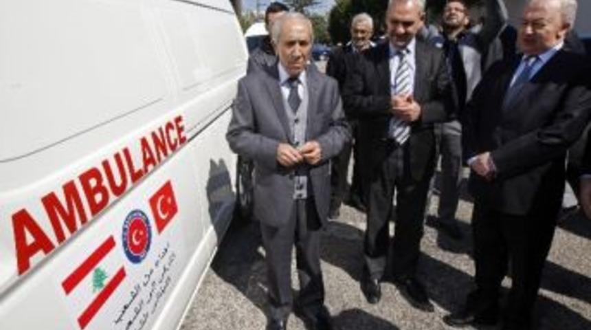 T&uuml;rkiye&rsquo;den L&uuml;bnan&rsquo;a Ambulans Desteği