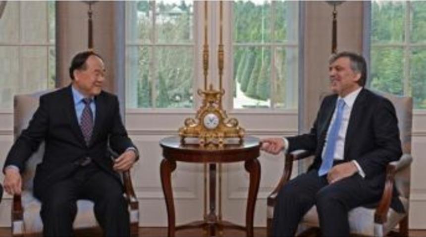 Nobel Edebiyat &Ouml;d&uuml;l&uuml; Sahibi &Ccedil;inli Yazar Moye, &Ccedil;ankaya K&ouml;şk&uuml;'nde