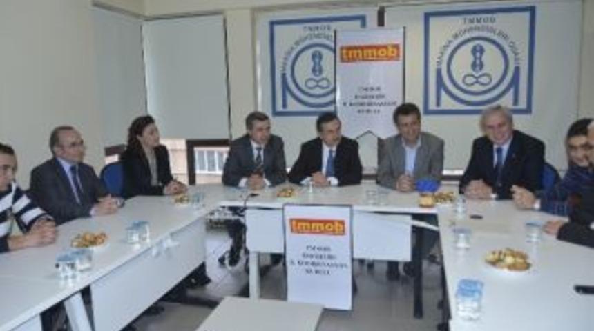 Başkan Ata&ccedil; Tmmob Yetkilileriyle G&ouml;r&uuml;şt&uuml;