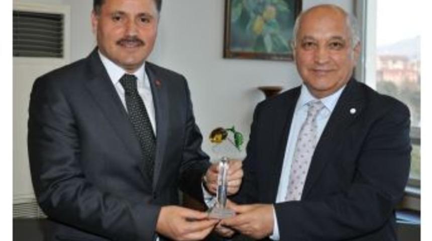 Kızılay Genel Başkanı Akar&rsquo;dan, Başkan &Ccedil;akır&rsquo;a Ziyaret