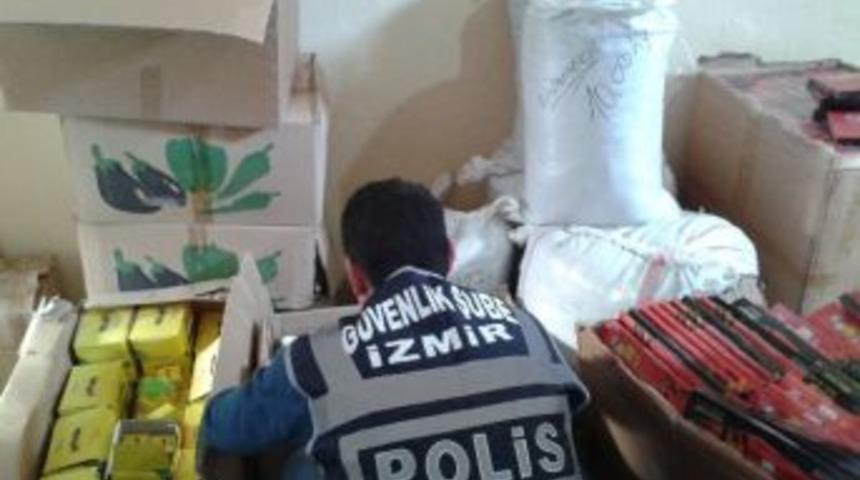 İzmir'de Ka&ccedil;ak İla&ccedil; Ve &Ccedil;ay Operasyonu