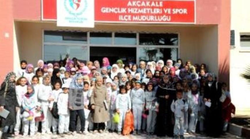 Suriyeli &Ccedil;ocuklar Sporla Stres Attı