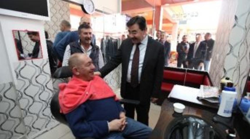 Başkan Odabaşı, Esnaf Ziyaretinde
