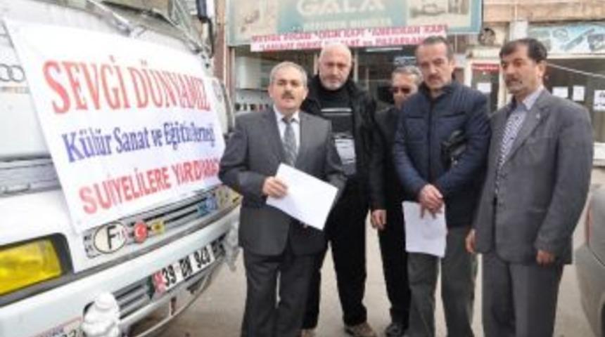 Kırklareli Sevgi D&uuml;nyamız K&uuml;lt&uuml;r Sanat Ve Eğitim Derneği&rsquo;nden Suriye&rsquo;ye Yardım Kampanyası