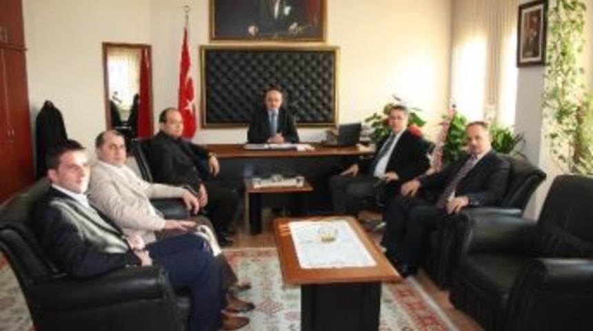 Ertan Taşlı Ve Y&ouml;netiminden Yurtman&rsquo;a Ziyaret