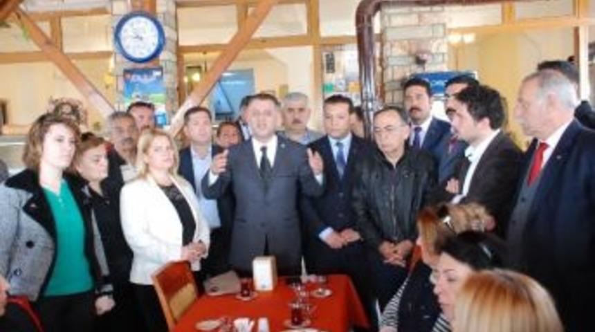 Mhp Didim Belediye Başkan Adayı Ve Meclis &Uuml;yesi Adayları Basınla Bir Araya Geldi