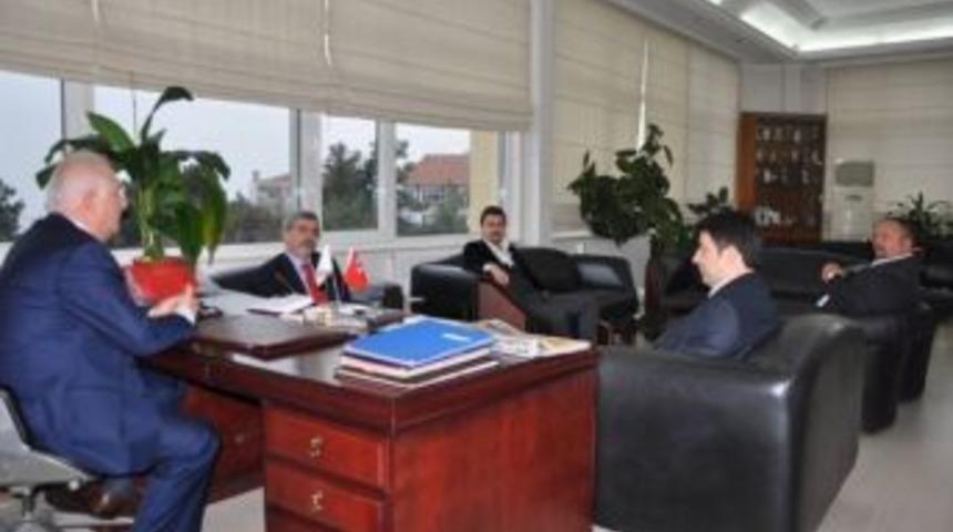 Mhp Tekirdağ B&uuml;y&uuml;kşehir Belediye Başkan Adayından Tekirdağ Belediyesine Ziyaret