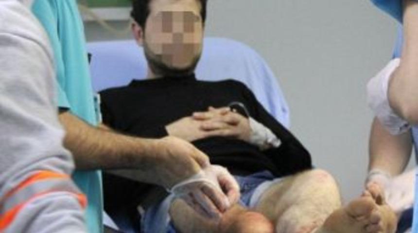 Bı&ccedil;aklı Saldırıda Hastanelik Oldu