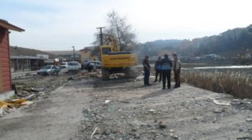 Birahanelerin yıkımı tamamlandı