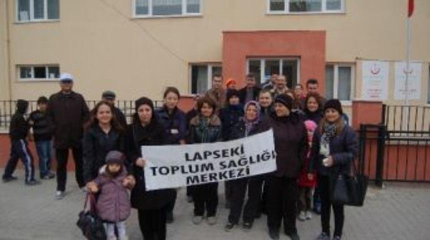 Lapseki&rsquo;de Sağlıklı Yaşam Y&uuml;r&uuml;y&uuml;ş&uuml;