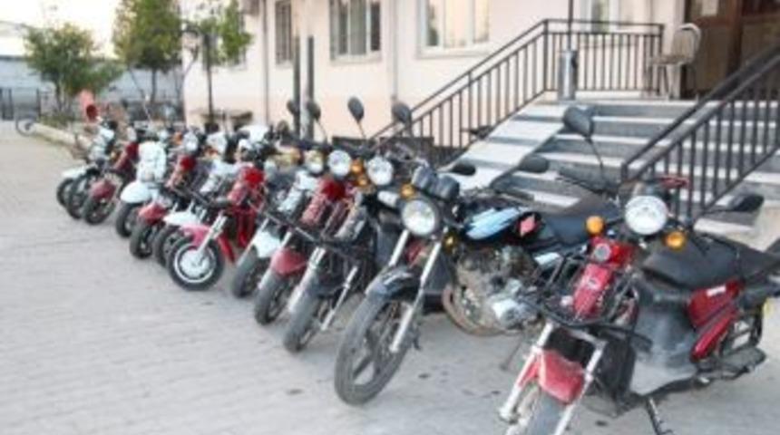 Nazilli&rsquo;de Motosiklet Hırsızlarına B&uuml;y&uuml;k Darbe