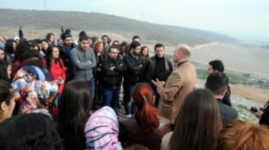 Ba&uuml; Kimya B&ouml;l&uuml;m&uuml; &Ouml;ğrencileri Katı Atık Tesisini İnceledi