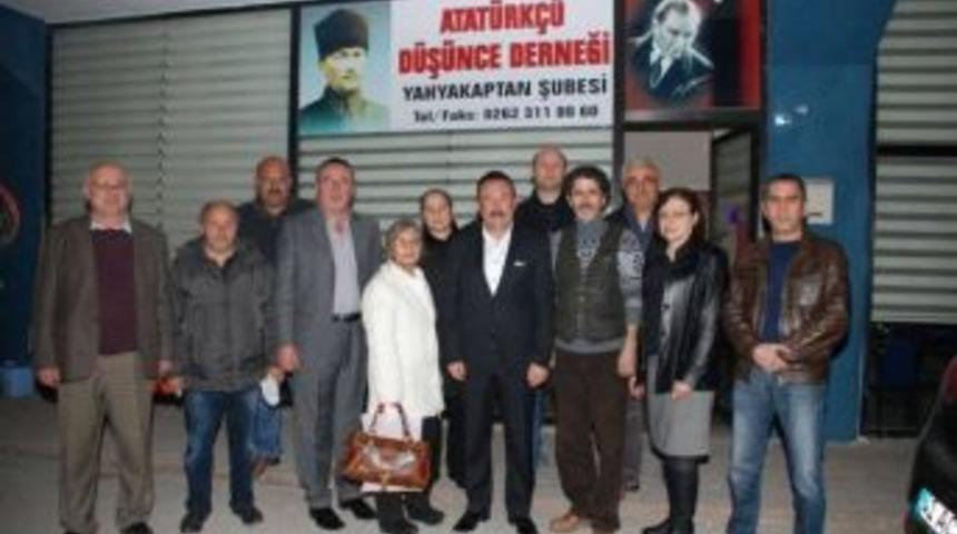 Başkan Doğan Atat&uuml;rk&ccedil;&uuml; D&uuml;ş&uuml;nce Derneği'ni Ziyaret Etti