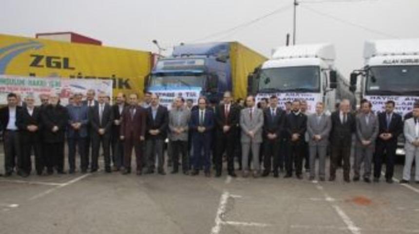 Yardım Tır&rsquo;ları Suriye&rsquo;ye Uğurlandı