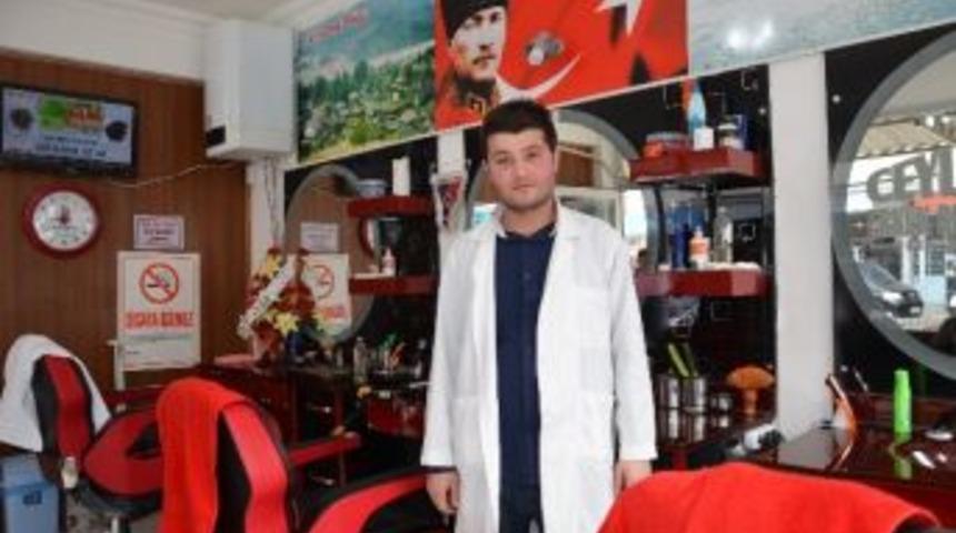Sydv'den Aldığı Destekle Berber D&uuml;kkanı A&ccedil;tı