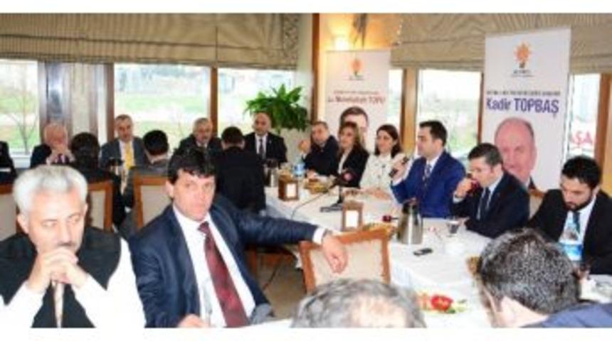 Ak Partili Nimetullah Topu, Muhtarlarla Buluştu