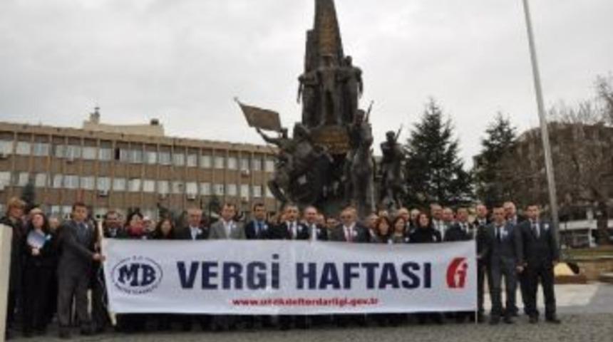 Uşak&rsquo;ta &ldquo;vergi Haftası&rdquo; Kutlamaları Başladı