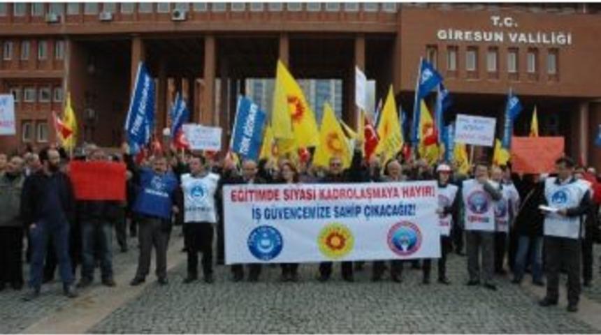 Meb Tasarısı Valilik &Ouml;n&uuml;nde Protesto Edildi