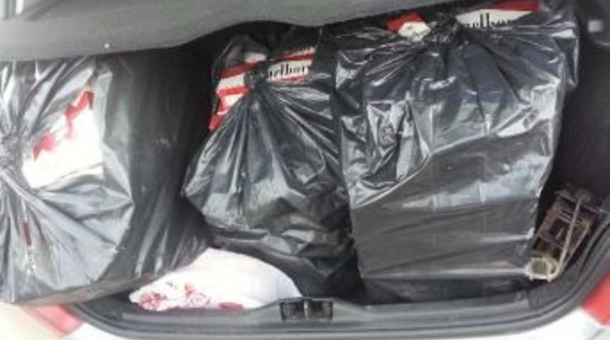 Erzurum&rsquo;da 2 Bin 830 Paket Ka&ccedil;ak Sigara Ele Ge&ccedil;irildi