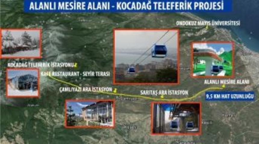 &Ccedil;amaş'tan Teleferik Projesi