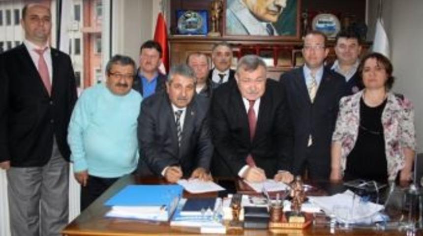&Ccedil;aycuma Belediyesi&rsquo;nde Toplu İş S&ouml;zleşmesi Sevinci