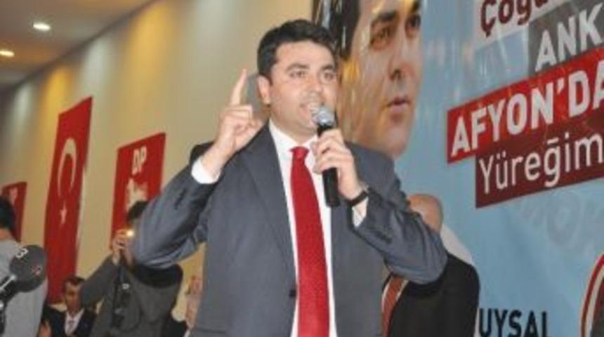Dp Genel Başkanı G&uuml;ltekin Uysal Afyonkarahisar&rsquo;da