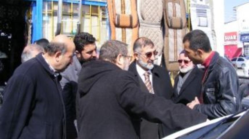 Sp&rsquo;li Erbaş&rsquo;tan Oto Sanayi Sitesi Esnafına Ziyaret