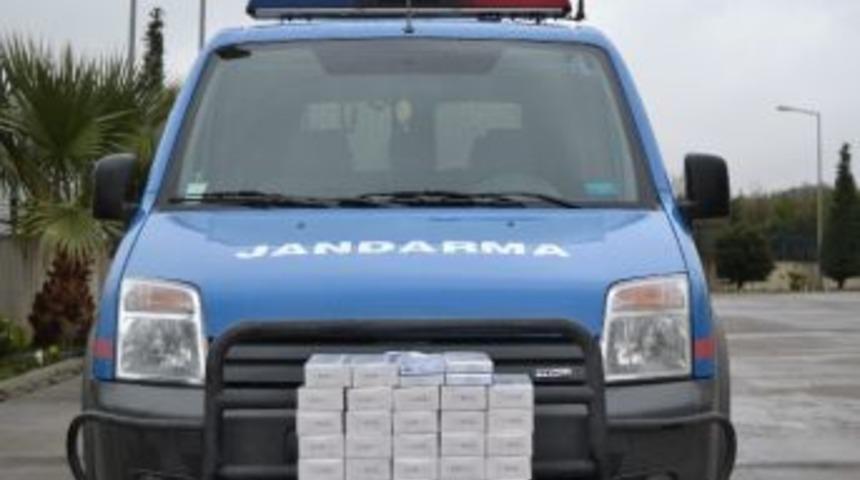 Jandarma&rsquo;dan Ka&ccedil;ak Sigara Operasyonu