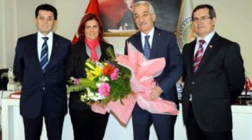 Vergi Dairesi Başkanı Mesut Yılmaz&rsquo;dan Başkan &Ccedil;er&ccedil;ioğlu&rsquo;na Ziyaret