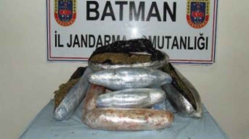 Batman'da 15 Kilogram Esrar Ele Ge&ccedil;irildi