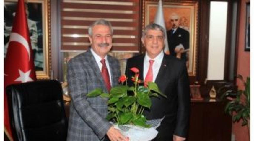 Ak Partili Kalkan'dan Başkan K&uuml;r&uuml;m'e Nazik Ziyaret