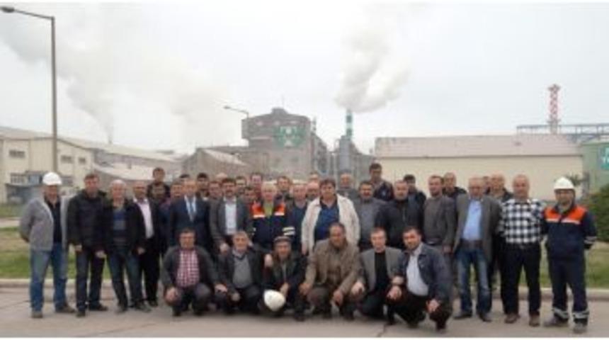 Pancar &Uuml;reticileri Akaryakıt Tesisi Ve G&uuml;bre Fabrikalarını Gezdi