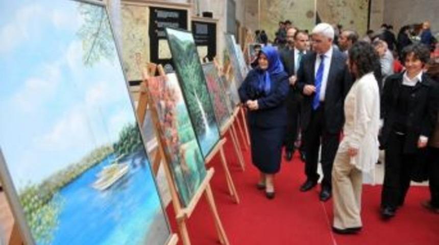 Karaman&rsquo;da &ldquo;resimlerimle Hatuniyedeyim&rdquo; Resim Sergisi