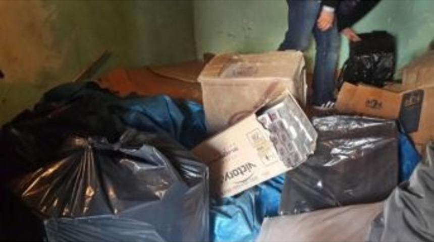 Hacılar'da Ka&ccedil;ak Sigara Operasyonu