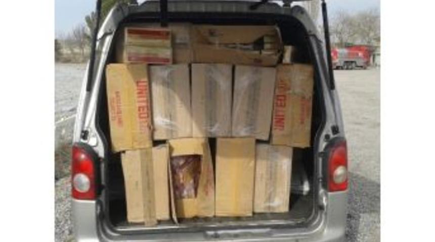 Kırıkkale'de 27 Bin 460 Paket Ka&ccedil;ak Sigara Ele Ge&ccedil;ildi