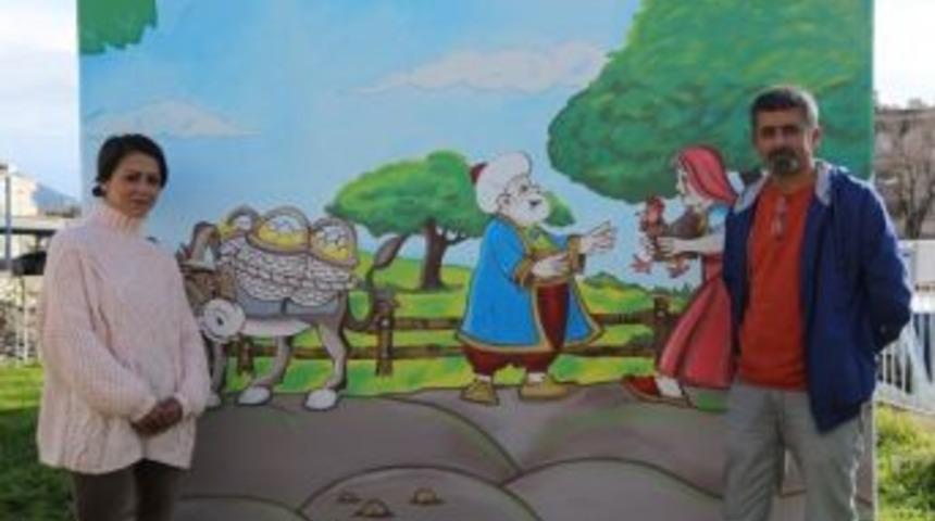 Milas'ta Trafolar T&uuml;rk Motifleriyle S&uuml;sleniyor