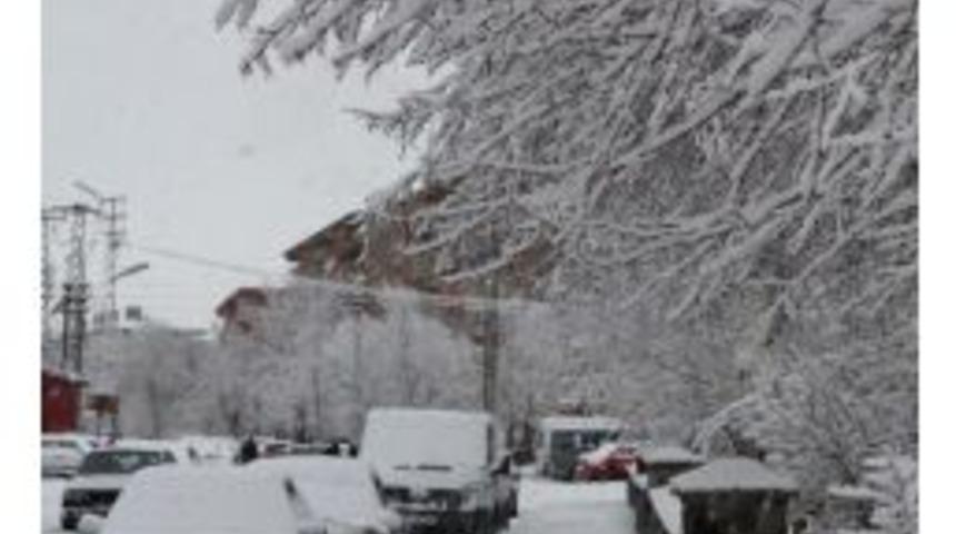 Erzurum&rsquo;da Kar Yağışı