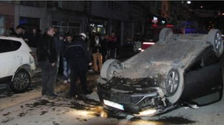 Otomobil Takla Attı