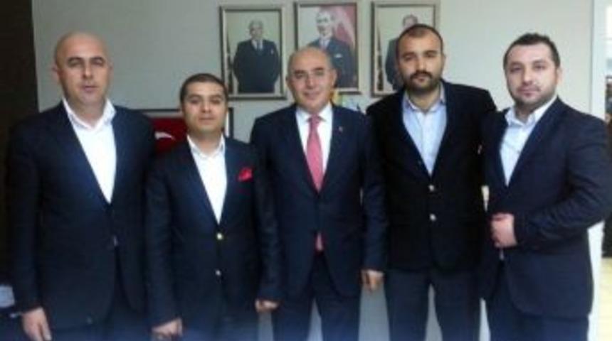 Mhp Ankara B&uuml;y&uuml;kşehir Belediye Başkan Adayı Karakaya, Angef Heyetini Kabul Etti