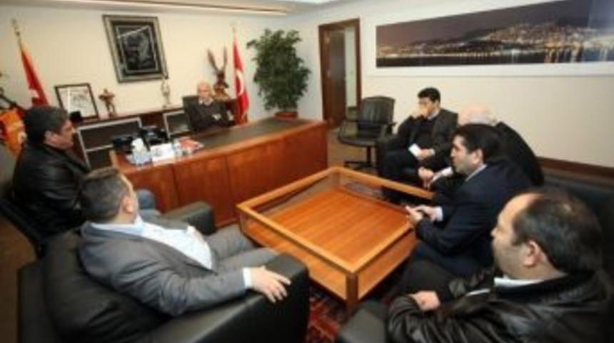 Başkan Altınok &Ouml;z'e Hemşehri Derneğinden İade-i Ziyaret