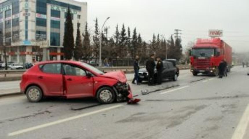 Teslim Olmaya Giderken Kaza Yaptı