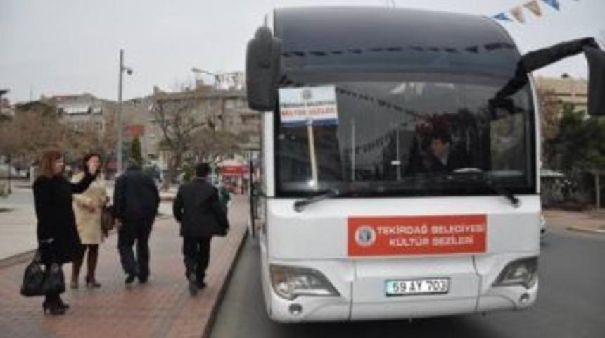 Tekirdağ Belediyesi Tarafından D&uuml;zenlenen K&uuml;lt&uuml;r Gezileri Başladı