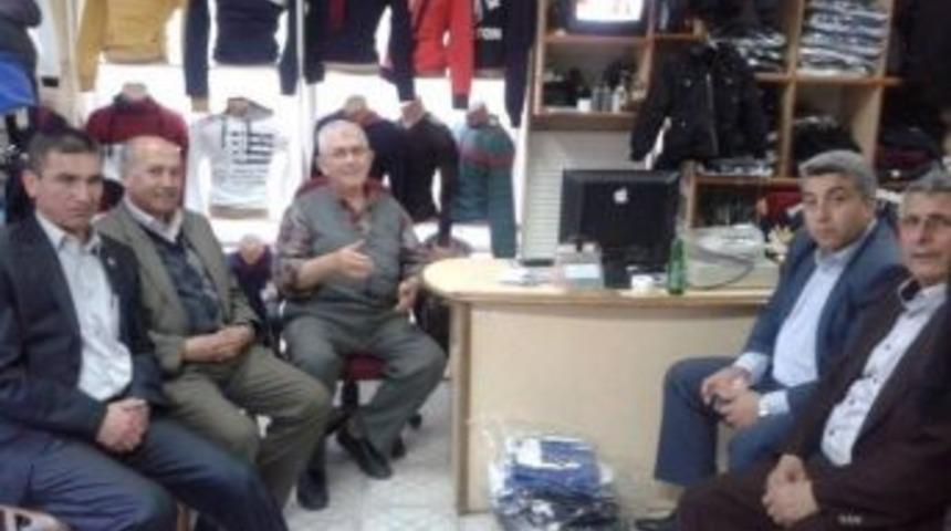 Ak Parti Hisarcık Belediye Başkan Adayı &Ccedil;alışkan&rsquo;ın Esnaf Ziyareti