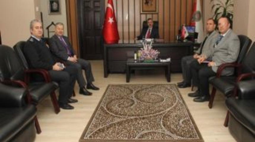 Vize Kaymakamı Duru&rsquo;dan İl Emniyet M&uuml;d&uuml;r&uuml; Akay&rsquo;a Ziyaret
